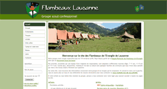 Desktop Screenshot of lausanne.flambeaux.ch